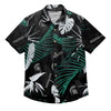 Michigan State Spartans NCAA Mens Neon Palm Button Up Shirt