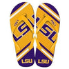 NCAA 2014 Unisex Big Logo Flip Flops LSU Tigers