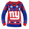 New York Giants V-Neck Ugly Sweaters
