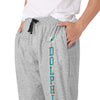 Miami Dolphins NFL Mens Athletic Gray Lounge Pants