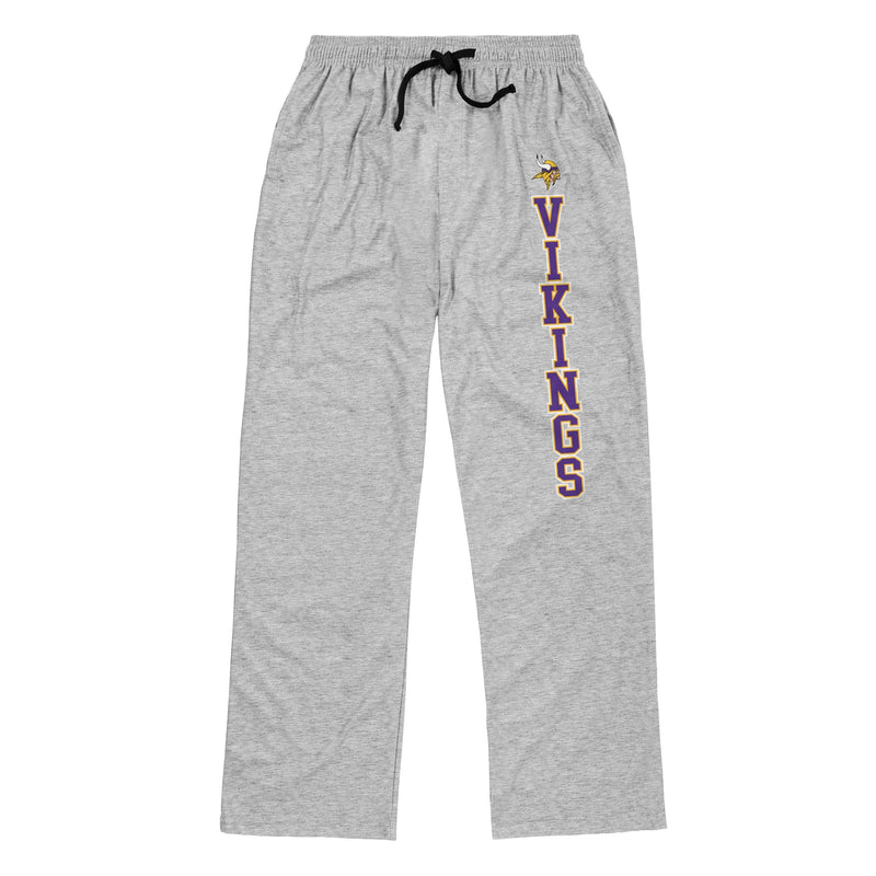 Minnesota Vikings NFL Mens Athletic Gray Lounge Pants
