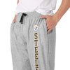 Pittsburgh Steelers NFL Mens Athletic Gray Lounge Pants