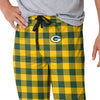 Green Bay Packers NFL Mens Buffalo Check Lounge Pants