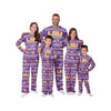 LSU Tigers NCAA Ugly Pattern Family Holiday Pajamas