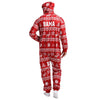 Alabama Crimson Tide NCAA Ugly Pattern One Piece Pajamas