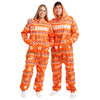 Clemson Tigers NCAA Ugly Pattern One Piece Pajamas