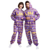 LSU Tigers NCAA Ugly Pattern One Piece Pajamas