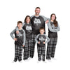 Las Vegas Raiders NFL Plaid Family Holiday Pajamas