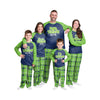 Seattle Seahawks NFL Plaid Family Holiday Pajamas