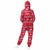 Arizona Cardinals NFL Ugly Pattern One Piece Pajamas