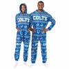 Indianapolis Colts NFL Ugly Pattern One Piece Pajamas