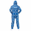 Indianapolis Colts NFL Ugly Pattern One Piece Pajamas