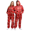 San Francisco 49ers NFL Ugly Pattern One Piece Pajamas