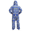 Los Angeles Rams NFL Ugly Pattern One Piece Pajamas