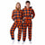Denver Broncos NFL Plaid One Piece Pajamas