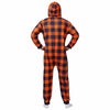 Denver Broncos NFL Plaid One Piece Pajamas