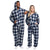 Dallas Cowboys NFL Plaid One Piece Pajamas