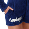Dallas Cowboys NFL Womens Short Cozy One Piece Pajamas