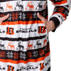 Cincinnati Bengals NFL Mens Ugly Short One Piece Pajamas