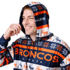 Denver Broncos NFL Mens Ugly Short One Piece Pajamas