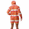 Kansas City Chiefs NFL Mens Ugly Short One Piece Pajamas