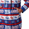 New York Giants NFL Mens Ugly Short One Piece Pajamas