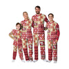 San Francisco 49ers NFL Busy Block Family Holiday Pajamas