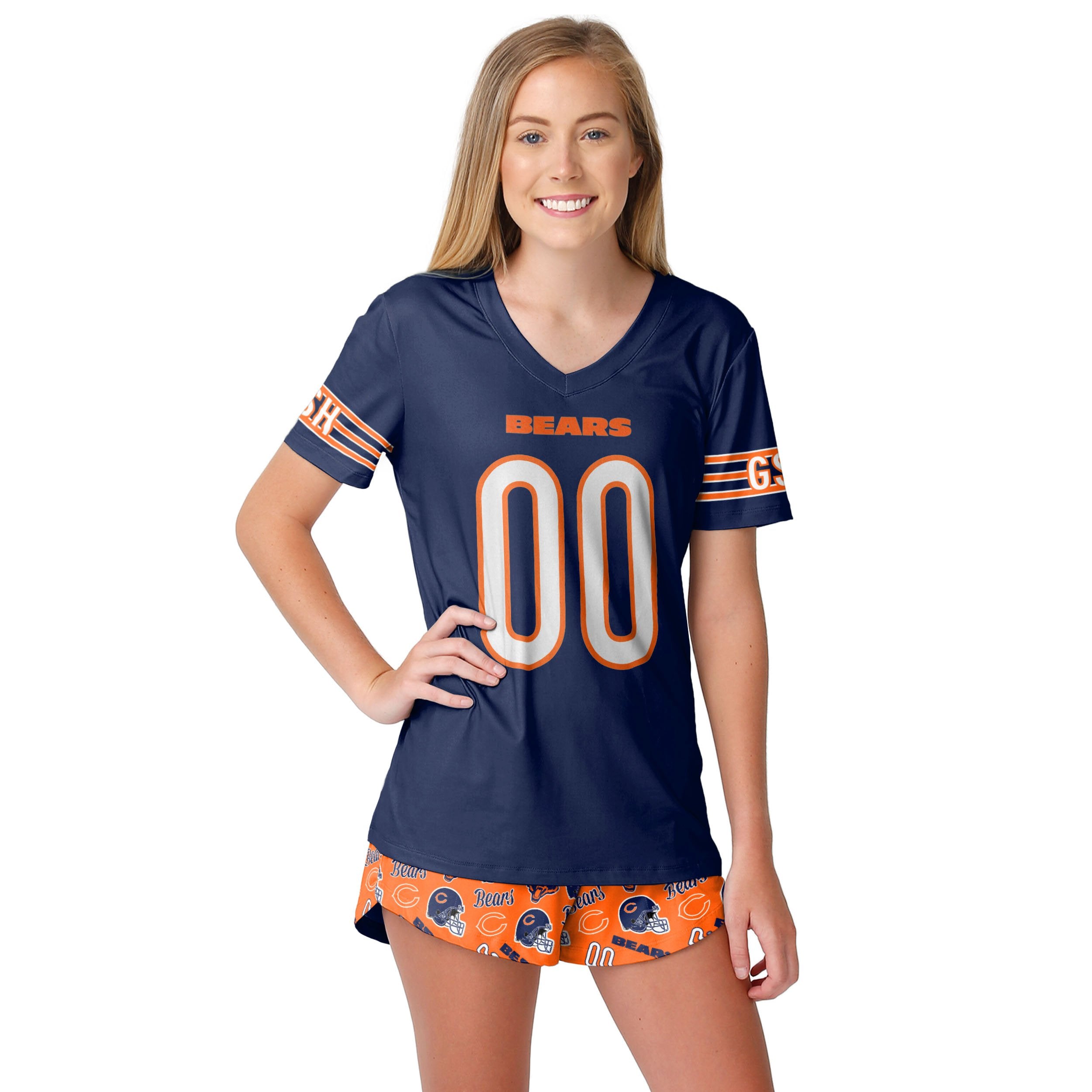 Chicago Bears NFL Womens Gameday Ready Pajama Set