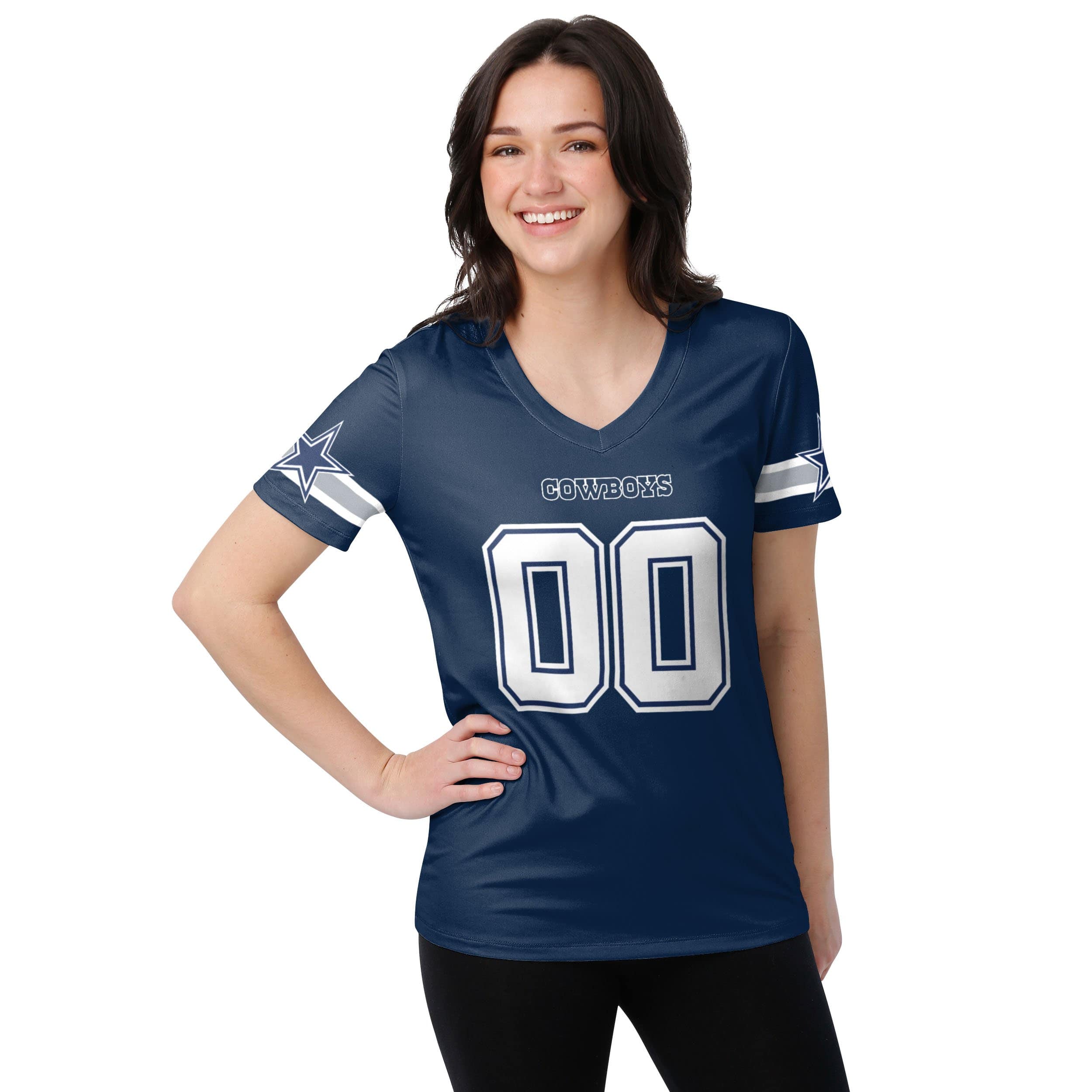 FOCO Dallas Cowboys NFL Womens Gameday Ready Lounge Shirt
