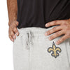 New Orleans Saints NFL Mens Gray Woven Joggers