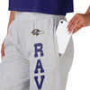 Baltimore Ravens NFL Womens Big Wordmark Gray Sweatpants