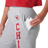 Kansas City Chiefs NFL Womens Big Wordmark Gray Sweatpants