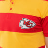 Kansas City Chiefs NFL Mens Rugby Stripe Polo