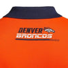 Denver Broncos Cotton Rugby Polo Diagonal Stripe