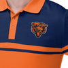 Chicago Bears NFL Mens Cotton Stripe Polo Shirt