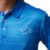 Detroit Lions NFL Mens Striped Polyester Polo