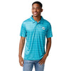 Miami Dolphins NFL Mens Striped Polyester Polo