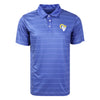 Los Angeles Rams NFL Mens Striped Polyester Polo