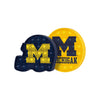 Michigan Wolverines NCAA 2 Pack Helmet & Circle Push-Itz Fidget