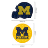 Michigan Wolverines NCAA 2 Pack Helmet & Circle Push-Itz Fidget