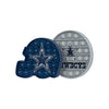 Dallas Cowboys NFL 2 Pack Helmet & Circle Push-Itz Fidget