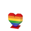 Rainbow Heart 3D BRXLZ Puzzle