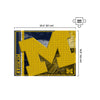 Michigan Wolverines NCAA Big Logo 500 Piece Jigsaw Puzzle PZLZ