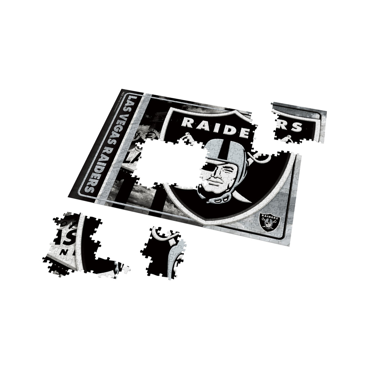 NEUF DIFFICILE À TROUVER Oakland Raiders 3D casque de football puzzle