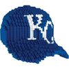 Kansas City Royals MLB 3D BRXLZ Construction Puzzle Set Baseball Cap