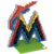 Miami Marlins MLB 3D BRXLZ Construction Puzzle Set Team Logo