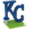 Kansas City Royals MLB 3D BRXLZ Construction Puzzle Set Team Logo