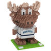 Seattle Mariners MLB 3D BRXLZ Puzzle Blocks - Mascot- Mariner Moose