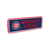 Chicago Cubs MLB BRXLZ Stadium Street Sign
