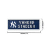 New York Yankees MLB BRXLZ Stadium Street Sign